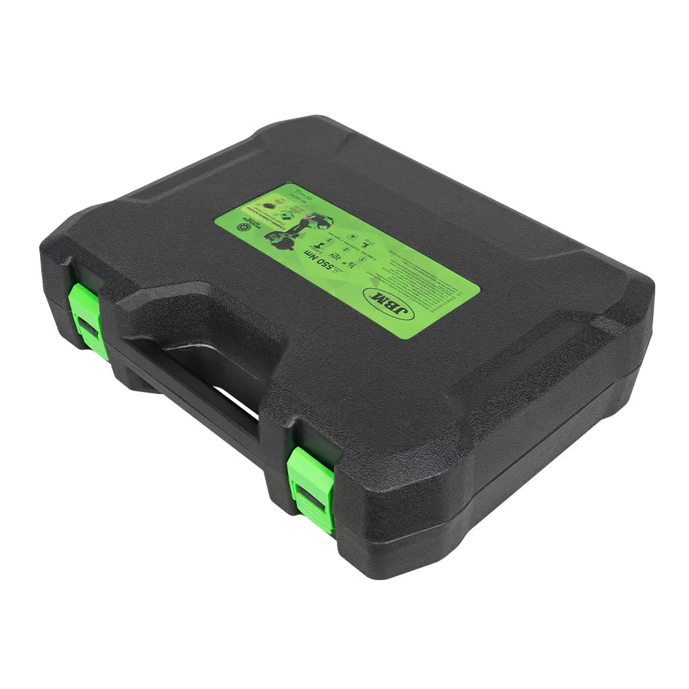 PISTOLA DE IMPACTO BRUSHLESS A BATERÍA 1/2" 800NM CON MALETÍN