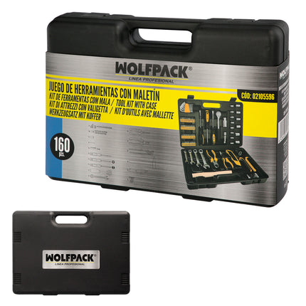 Juego de Herramientas 160 Piezas con Maletín | Kit Completo en Acero Cromo Vanadio