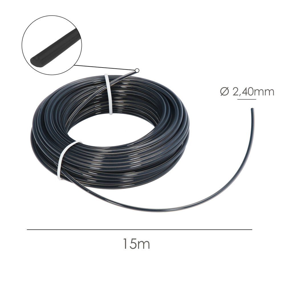 Hilo Nylon Redondo 2,4 mm – 15 m | Profesional para Desbrozadora