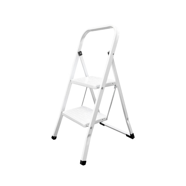 Escalera Oryx Aluminio 2 Peldaños - Plegable, Antideslizante, Ligera y Resistente