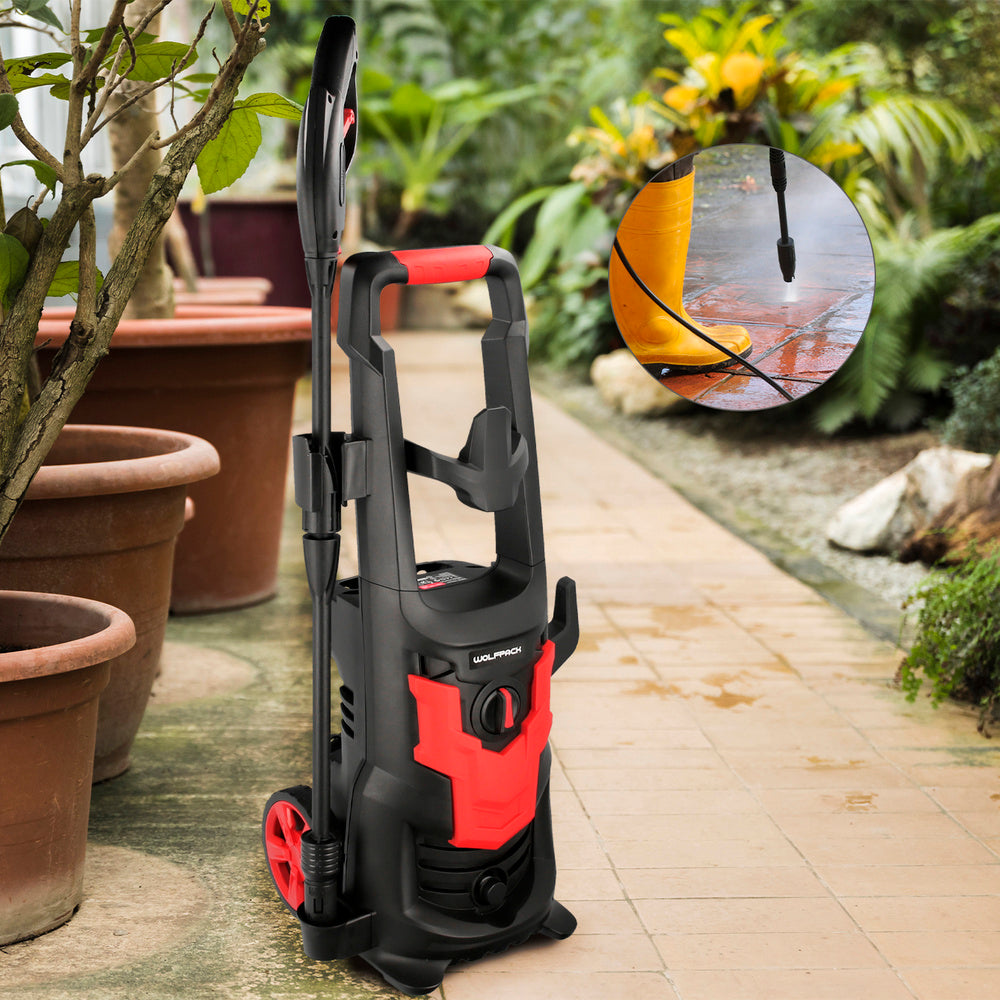 Hidrolimpiadora Alta Presión 135 bar | 1.800 W, 330 l/h, con Accesorios