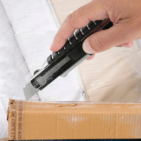 Cutter Aluminio Profesional 18 mm con 5 Hojas SK5