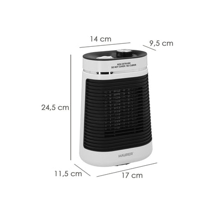 Termoventilador Cerámico Oscilante 1000 - 1500 W