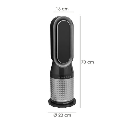 Termoventilador Cerámico con Mando 2000 W | Oscilante y LED