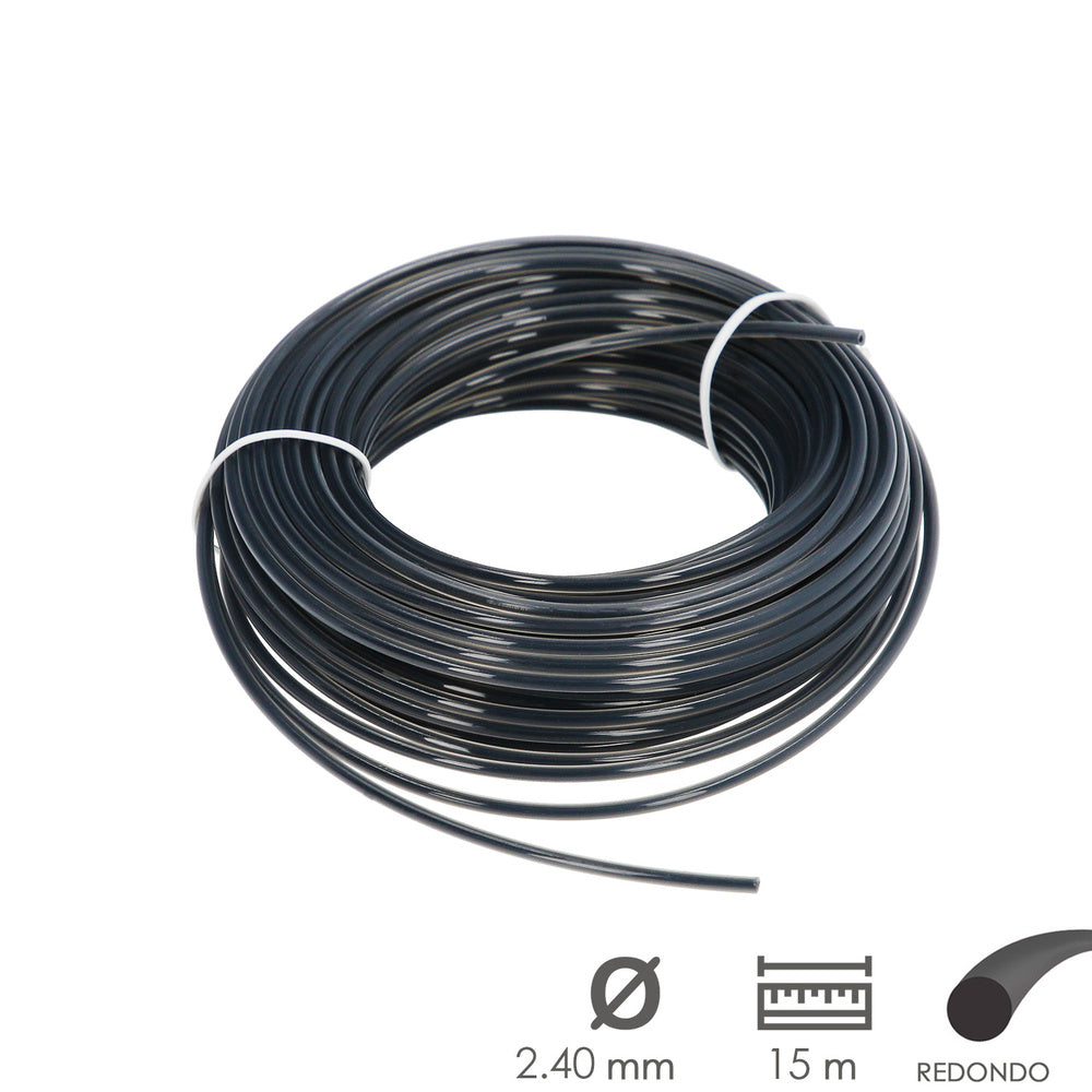 Hilo Nylon Redondo 2,4 mm – 15 m | Profesional para Desbrozadora