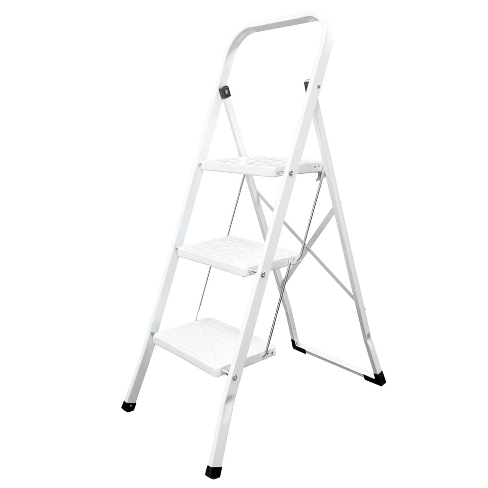 Escalera Oryx Aluminio 3 Peldaños – Compacta, Resistente y Fácil de Transportar