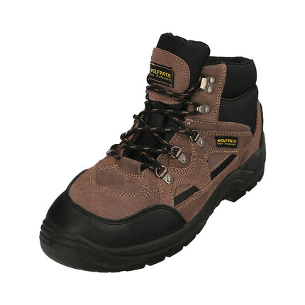 Botas de Seguridad Hombre Tiborx S1P SR FO con Puntera Metálica y Suela Antiperforación