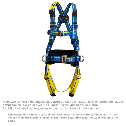 Arnés Anticaídas Kit de Seguridad Nº2 EN361 – 7 Piezas