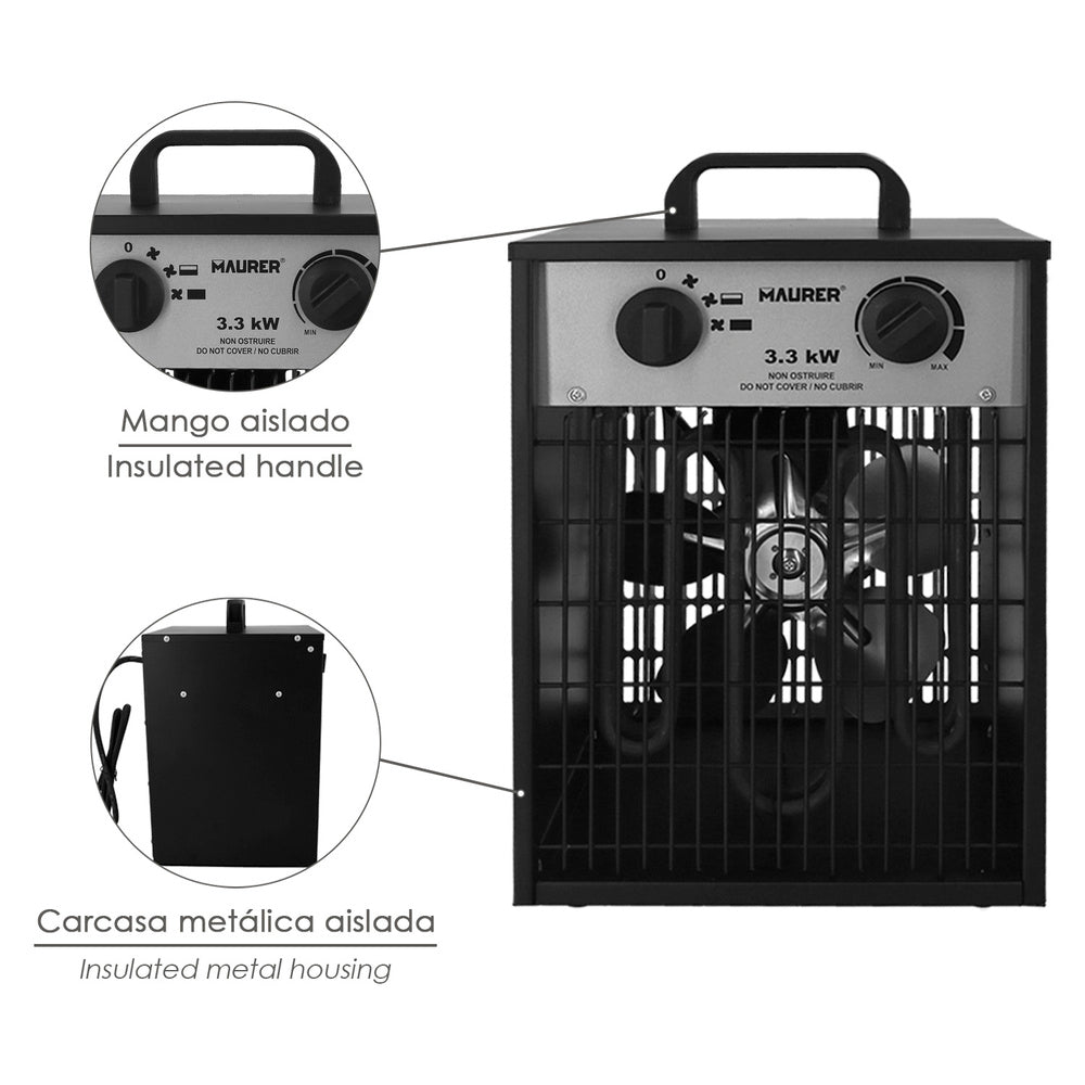 Calefactor Industrial 1650 - 3300 W
