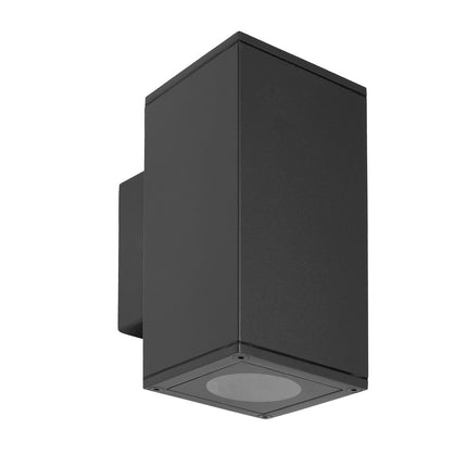 Lámpara Aplique Doble GU10 IP65 Negra