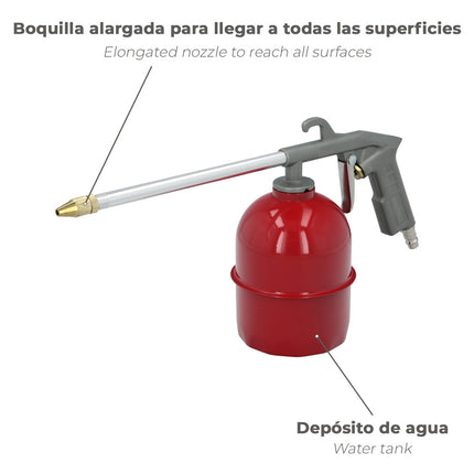 Kit de Accesorios para Compresor de Aire Comprimido 5 Piezas con Conexión Rápida | Inflado, Pintado y Limpieza