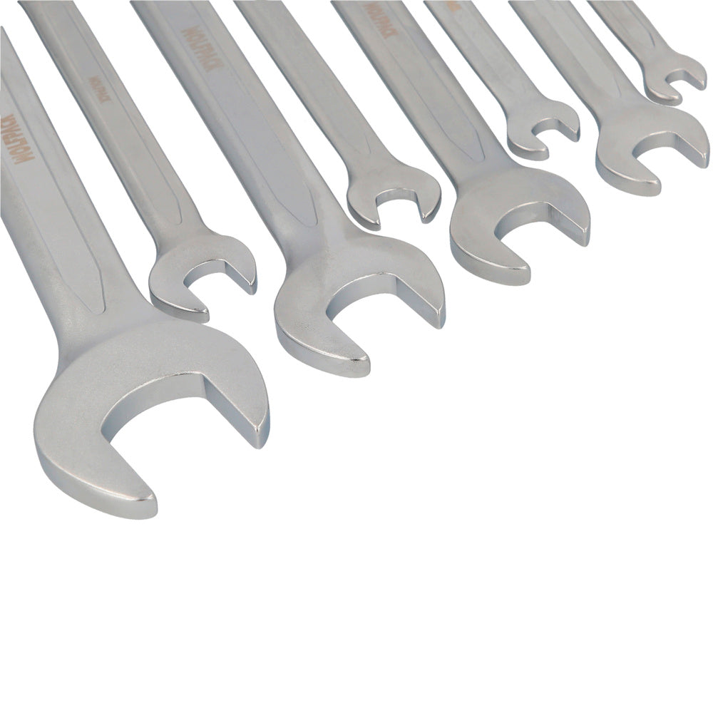 Juego de Llaves Fijas Wolfpack 12 Piezas | Acero Resistente para Uso Industrial y Taller