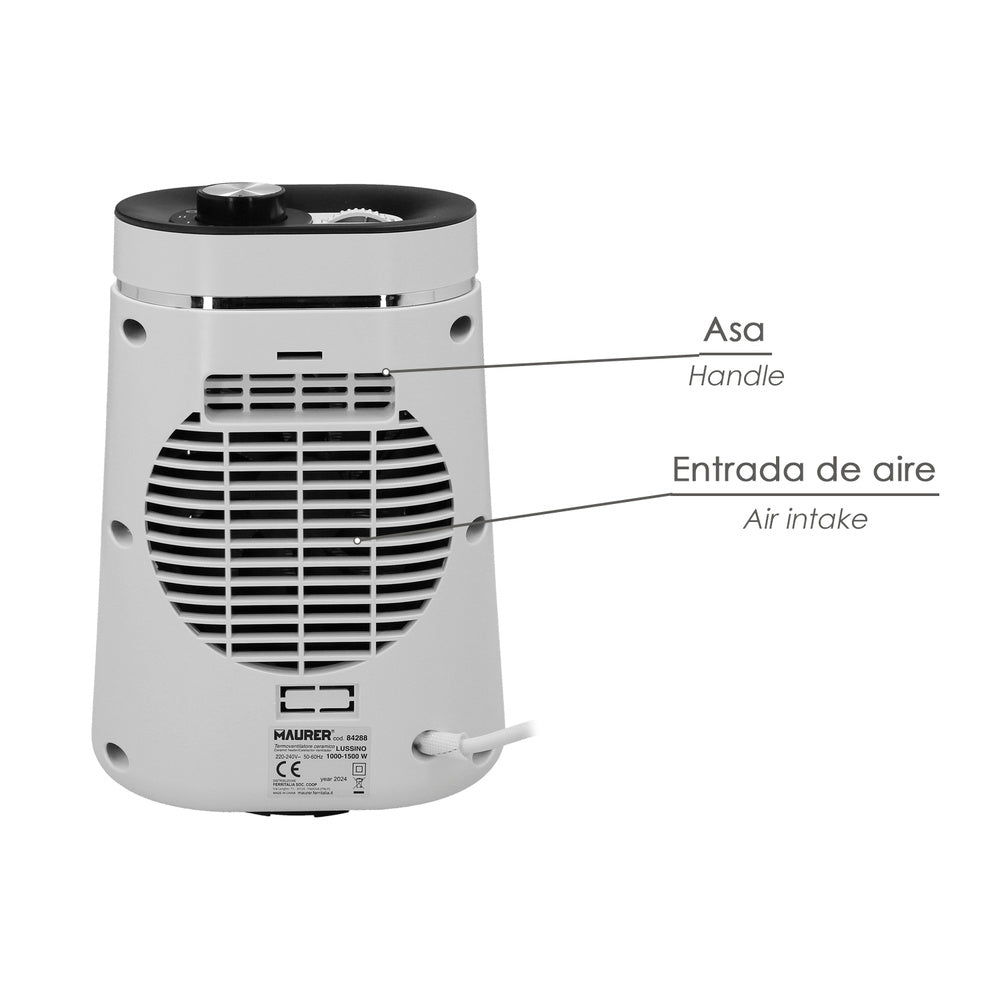 Termoventilador Cerámico Oscilante 1000 - 1500 W