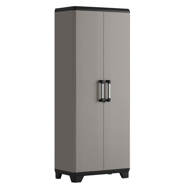 Armario de Resina 68×39×173 cm | Con Portaescoba | Multiusos