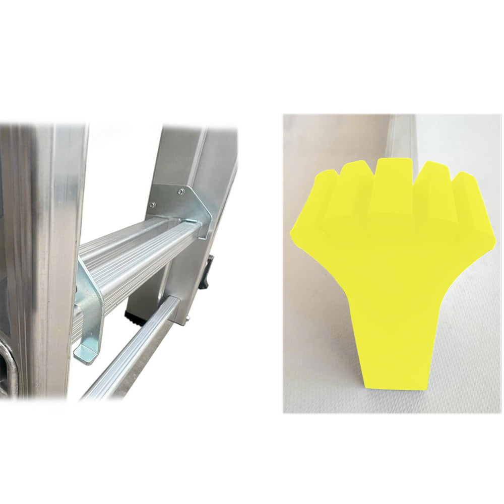 Escalera de Aluminio 2 Tramos Mecánica 14+14 Peldaños