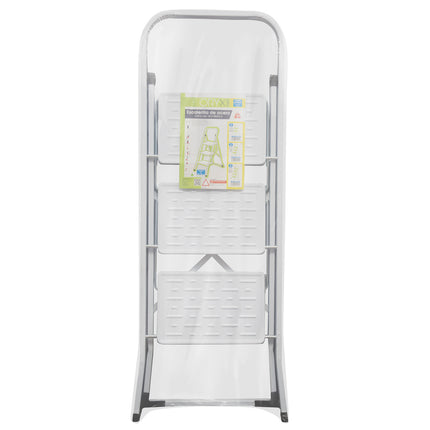 Escalera Oryx Aluminio 3 Peldaños – Compacta, Resistente y Fácil de Transportar