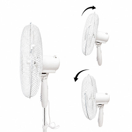 Ventilador de Pie Blanco Ø40 cm 45W Oscilante