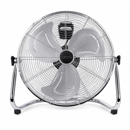 Ventilador de Suelo Cromado Ø50 cm 120W Alta Velocidad