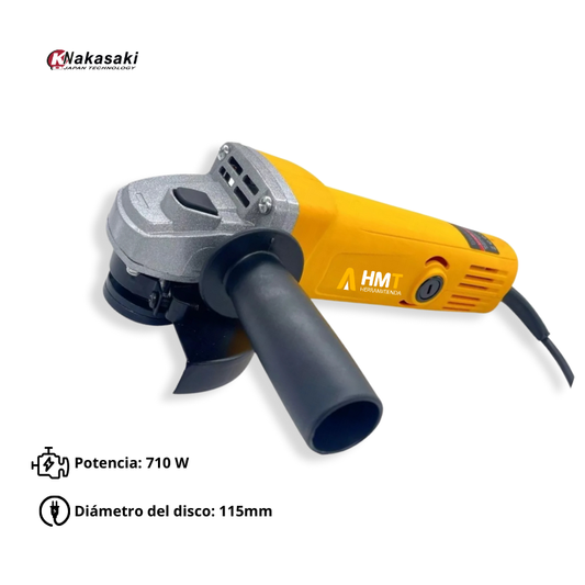 Amoladora Angular Profesional, 710W | Knakasaki