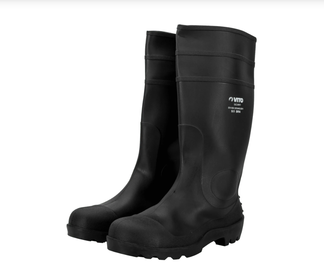 Bota de Seguridad PVC S5 con Puntera de Acero | Impermeable