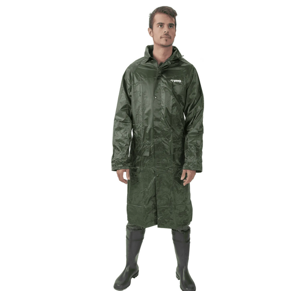 Chubasquero Impermeable de Nylon – CAT I, Ligero, Resistente y con Capucha Oculta