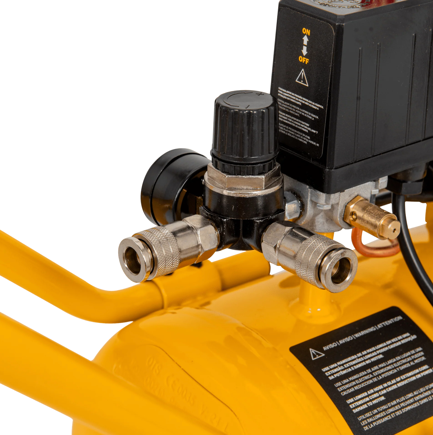 Compresor Silencioso sin Aceite 24L 2.0CV 8 bar | Bajo Ruido y Libre de Mantenimiento