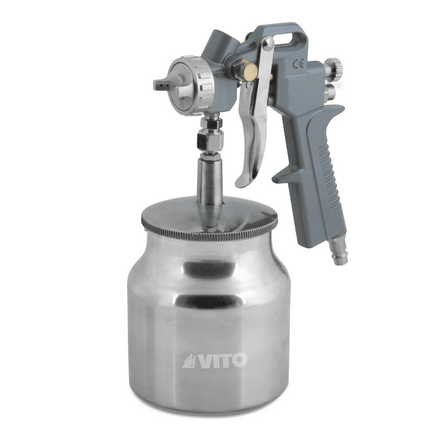 Kit de Accesorios de Aire Comprimido 8 Piezas | Pistolas, Manguera y Manómetro para Compresores