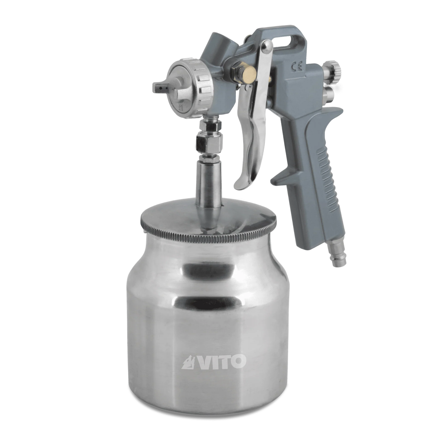 Kit de Accesorios de Aire Comprimido 8 Piezas | Pistolas, Manguera y Manómetro para Compresores