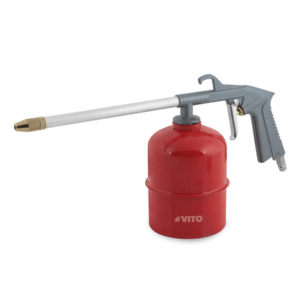 Kit de Accesorios de Aire Comprimido 8 Piezas | Pistolas, Manguera y Manómetro para Compresores