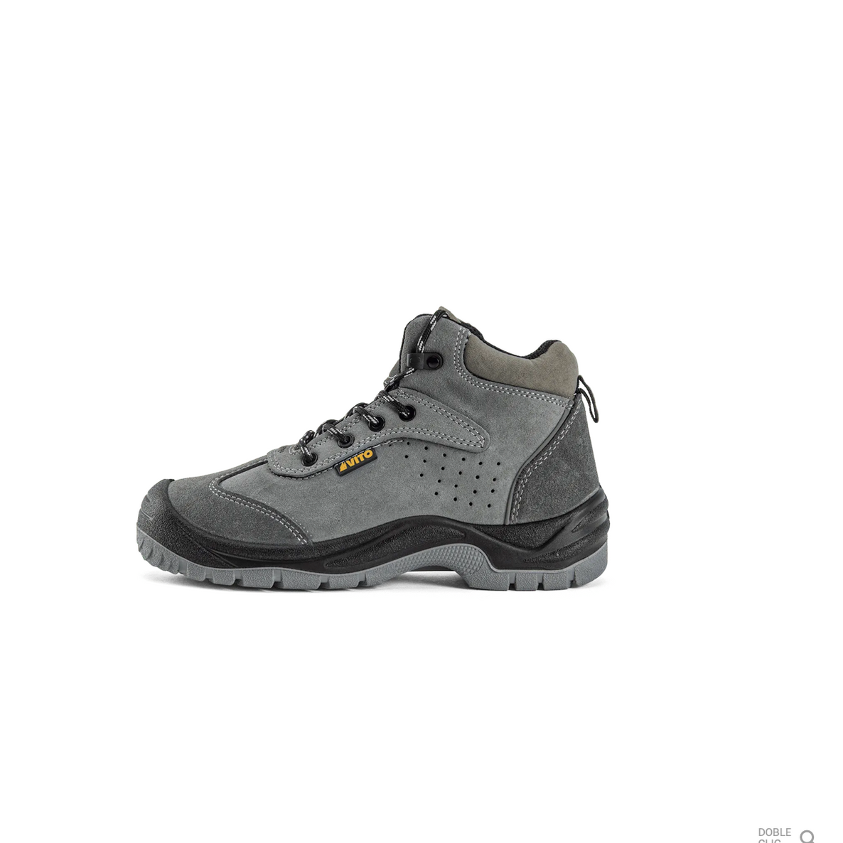 Bota de Seguridad Genes S1P – Gamuza, Puntera de Acero y Suela Antiperforación