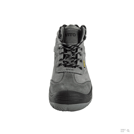 Bota de Seguridad Genes S1P – Gamuza, Puntera de Acero y Suela Antiperforación