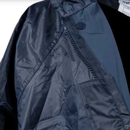 Chubasquero Impermeable de Nylon – CAT I, Ligero, Resistente y con Capucha Oculta