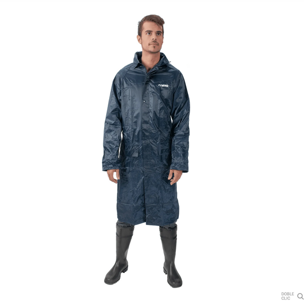 Chubasquero Impermeable de Nylon – CAT I, Ligero, Resistente y con Capucha Oculta