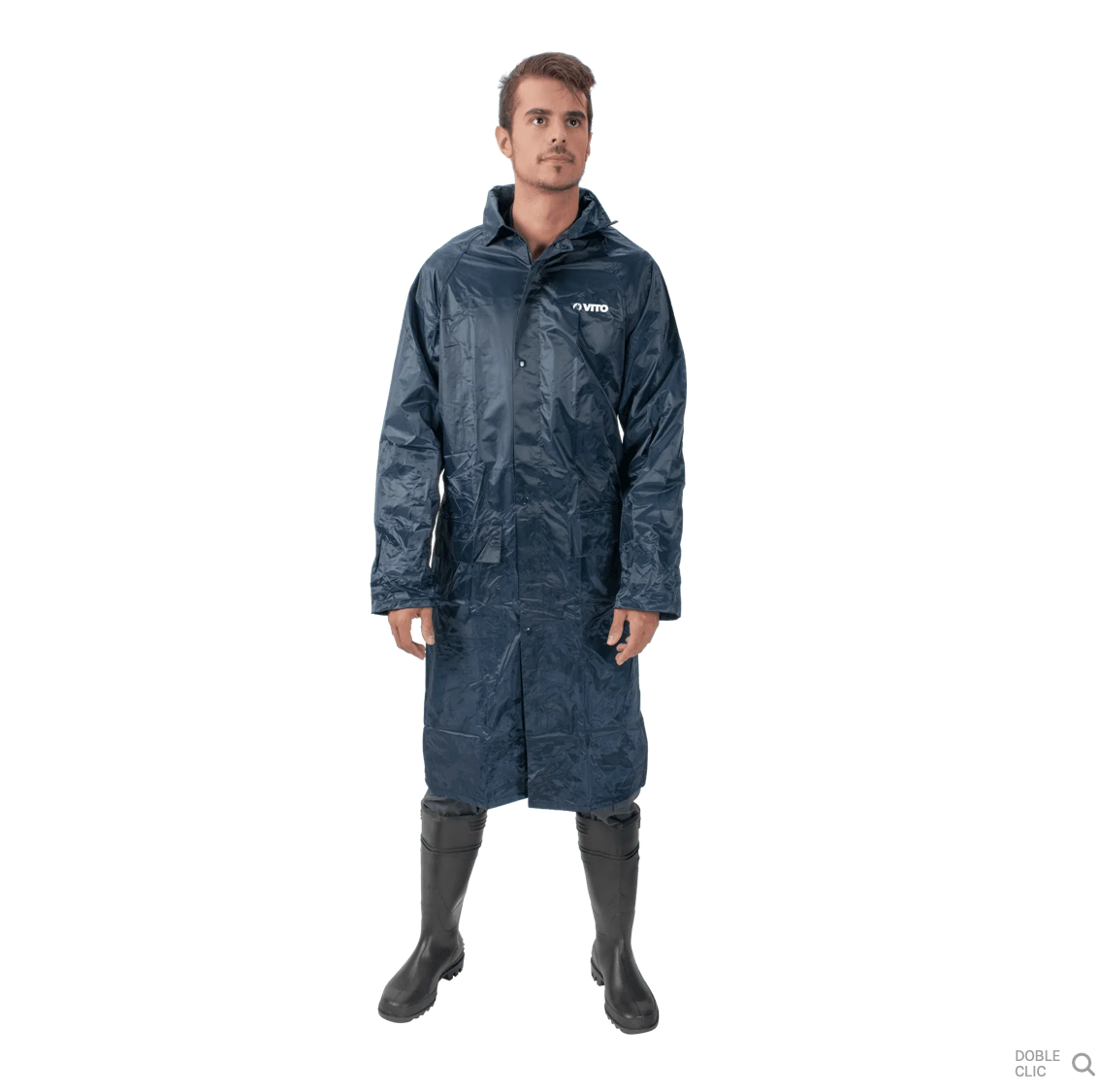 Chubasquero Impermeable de Nylon – CAT I, Ligero, Resistente y con Capucha Oculta