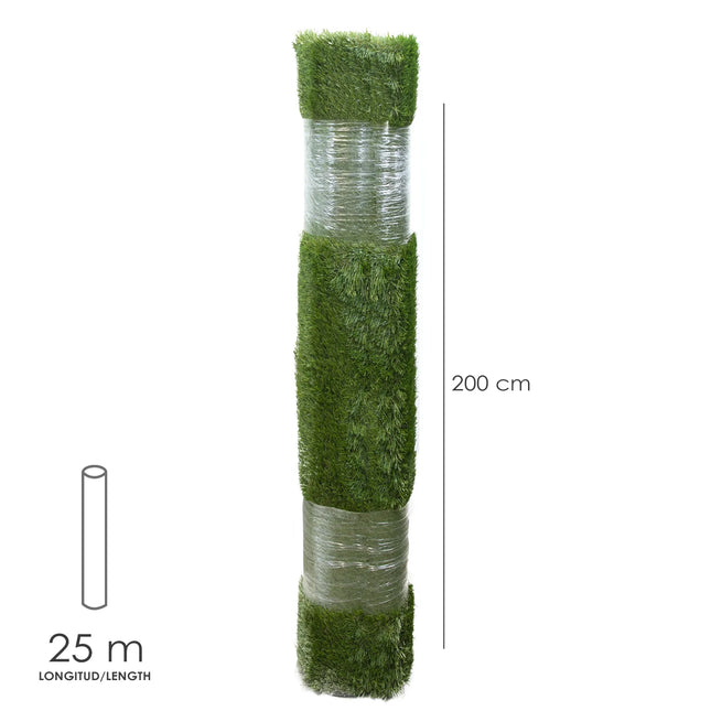 Césped Artificial 12 mm - Rollo de 2 x 25 metros