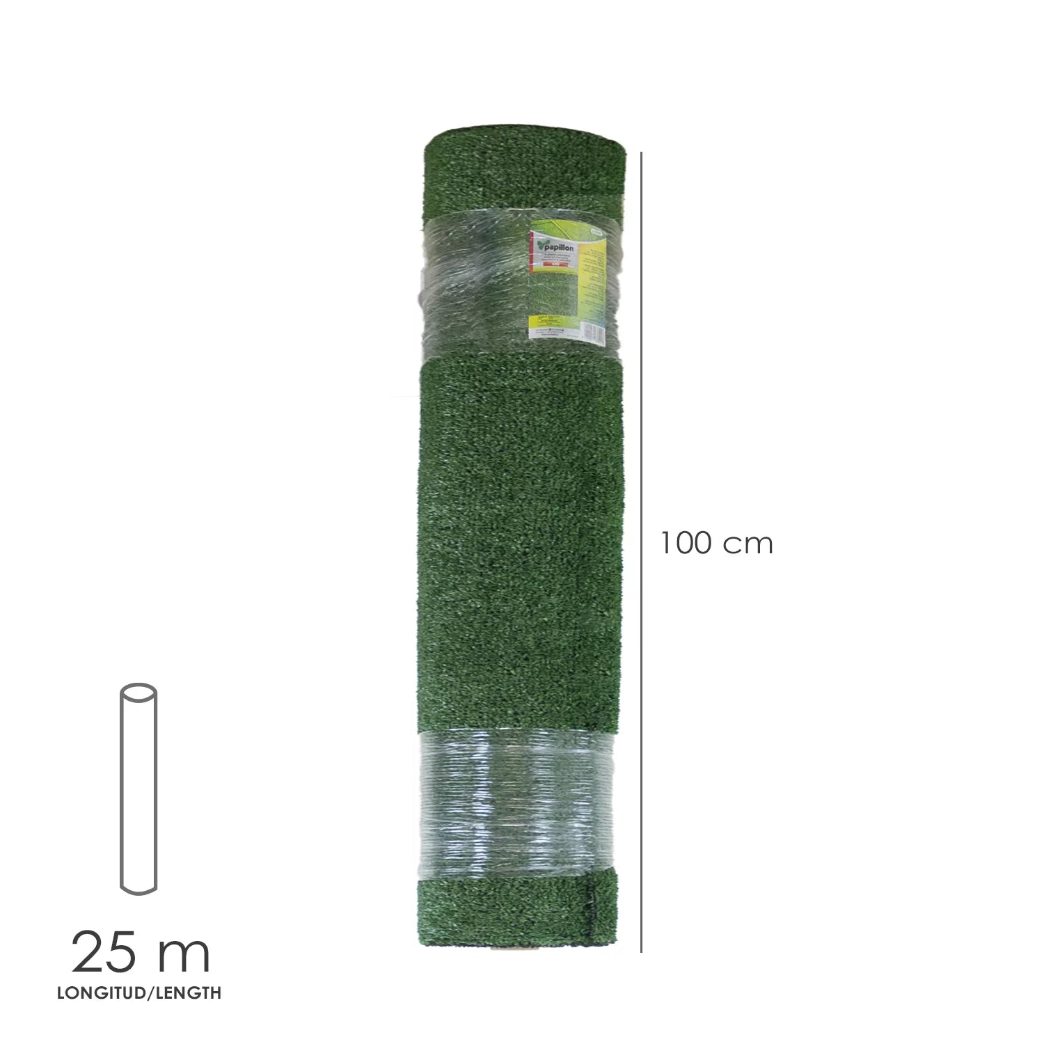 Cesped Artificial 7 mm. Rollo 1x25 mt