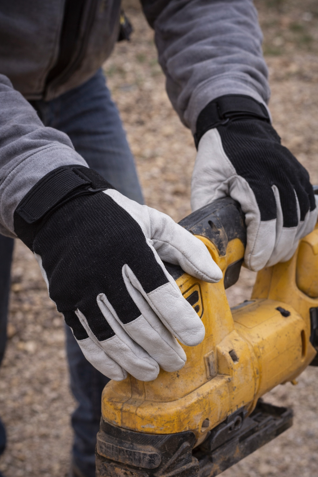Guante Tipo Jefe con Velcro