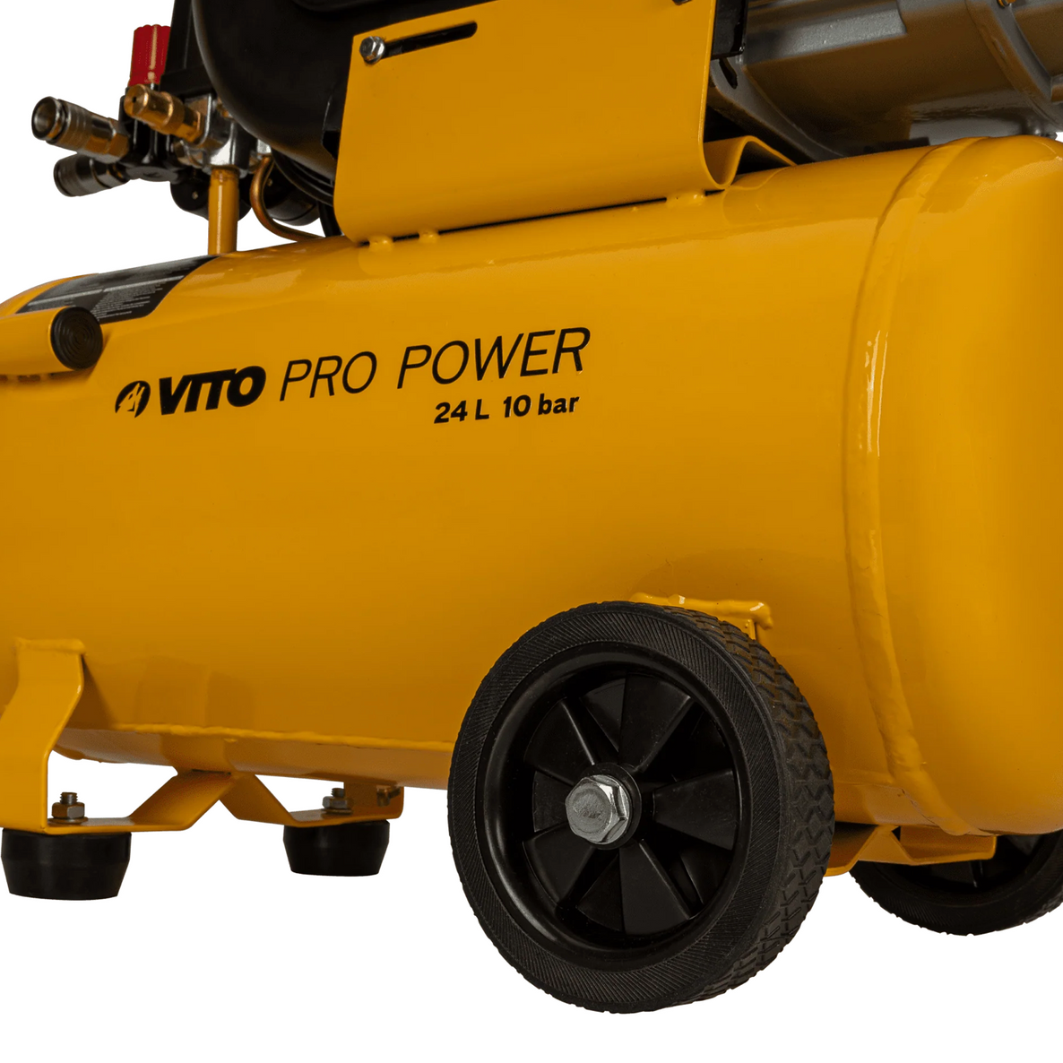 Compresor de Aire con Aceite  24L 2,5HP 10 bar | Potente y Compacto para Uso Doméstico y Taller