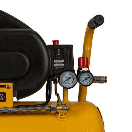 Compresor de Aire con Aceite  24L 2,5HP 10 bar | Potente y Compacto para Uso Doméstico y Taller