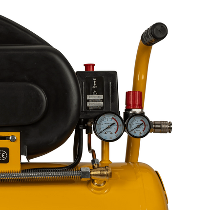 Compresor de Aire con Aceite  24L 2,5HP 10 bar | Potente y Compacto para Uso Doméstico y Taller