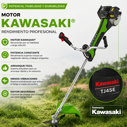 Desbrozadora Profesional KWK 45CC Kawasaki® 1,9CV VITO
