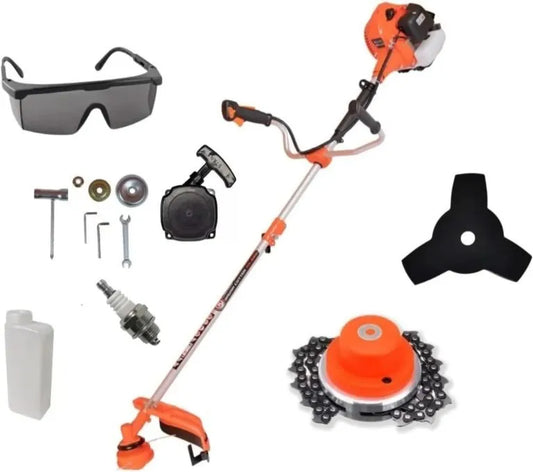Desbrozadora a Gasolina con Gafas y Trimmer