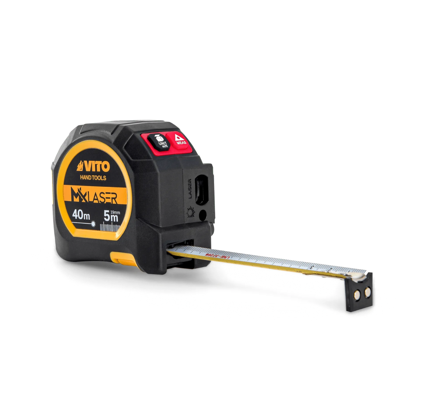 Flexómetro con Medidor Láser VITO 40m | Precisión Profesional Interior y Exterior