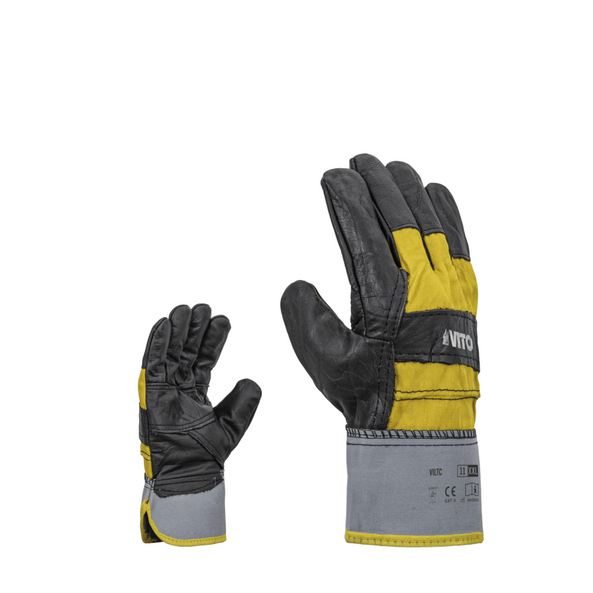 Guante de Trabajo en Cuero con Puño de Seguridad