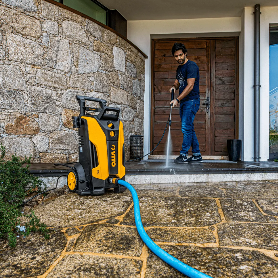 Hidrolimpiadora de Alta Presión  130 Bar , Motor de Inducción 1800W