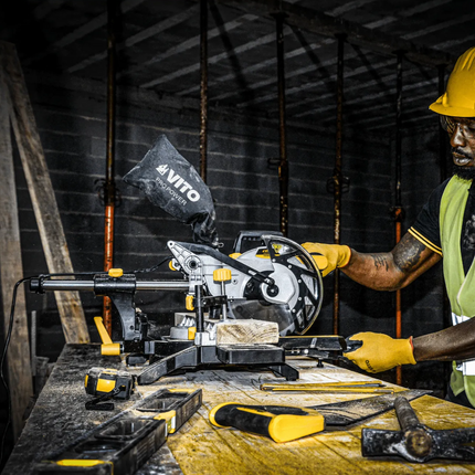 Ingletadora Telescópica 1500w - 210 mm. Precisión y Potencia para Cortes Profesionales