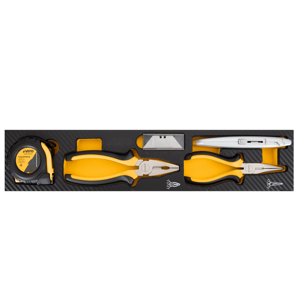 Caja Metálica con Herramientas 90 Piezas | Kit Completo para Hogar y Taller