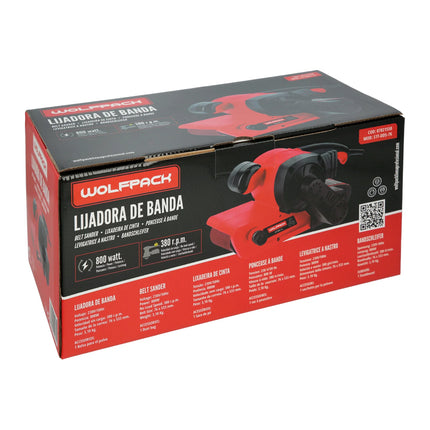 Lijadora de Banda 800 W – Potencia y Precisión para Todos tus Proyectos