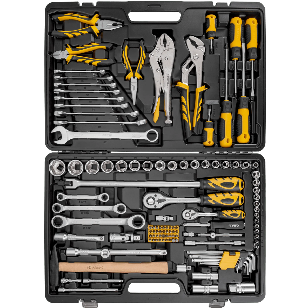 Maletín de Herramientas 119 Piezas | Acero Cromo Vanadio · Kit Completo Profesional