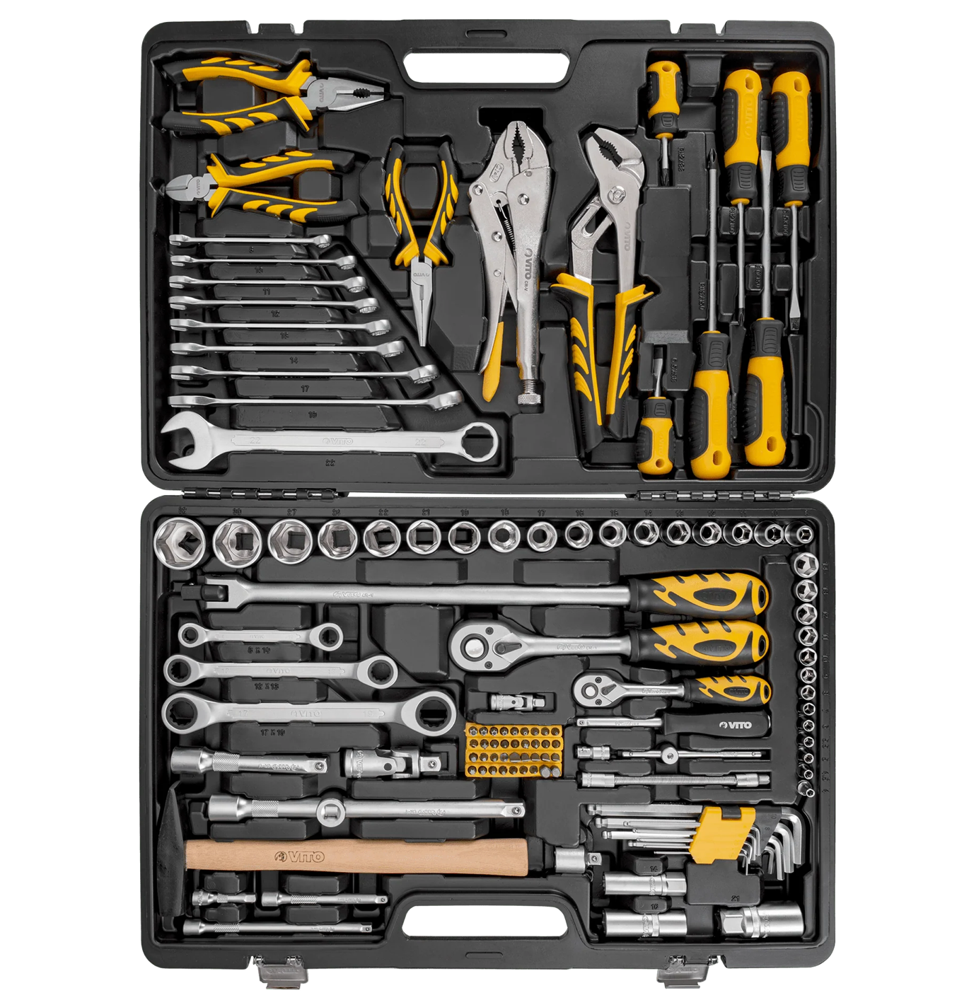 Maletín de Herramientas 119 Piezas | Acero Cromo Vanadio · Kit Completo Profesional